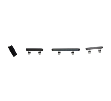 Комплект бічних кнопок корпусу для iPhone 14 Pro black PLS-00-00141738