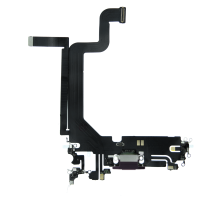 Шлейф iPhone 14 Pro Max з роз'ємом зарядки purple PLS-00-00107194