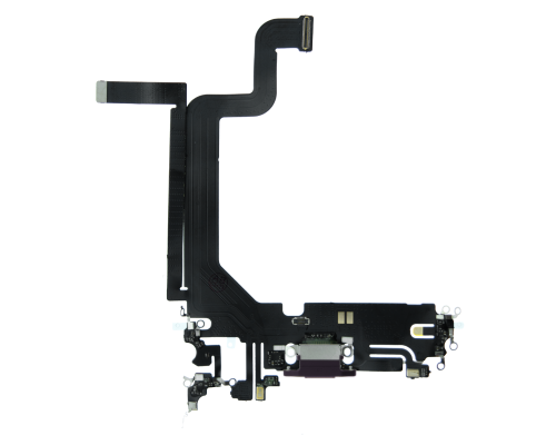 Шлейф iPhone 14 Pro Max з роз'ємом зарядки purple PLS-00-00107194