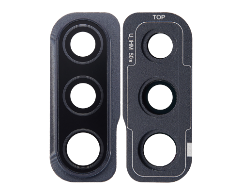 Скло камери Samsung A507F Galaxy A50s 2019 з рамкою black (Original) PLS-00-00087030