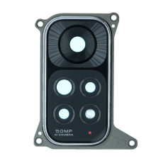 Скло камери Xiaomi Redmi Note 11 з рамкою black (Original) PLS-00-00092740