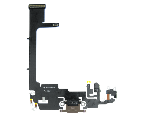 Шлейф iPhone 11 Pro з роз'ємом зарядки gold PLS-00-00107231