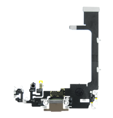 Шлейф iPhone 11 Pro з роз'ємом зарядки gold PLS-00-00107231