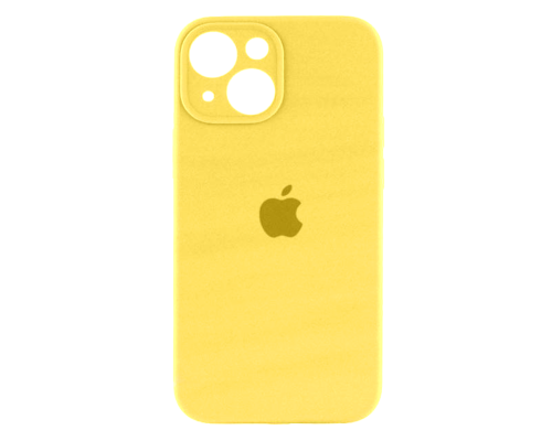 Чохол Silicone Case Full Camera Protective iPhone 14 yellow PLS-00-00104175