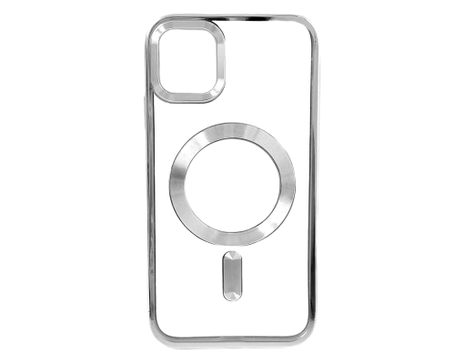 Чохол Fashion Case with MagSafe iPhone 11 silver PLS-00-00116230
