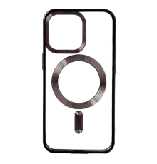 Чохол Fashion Case with MagSafe iPhone 12 (12 Pro) black PLS-00-00116236