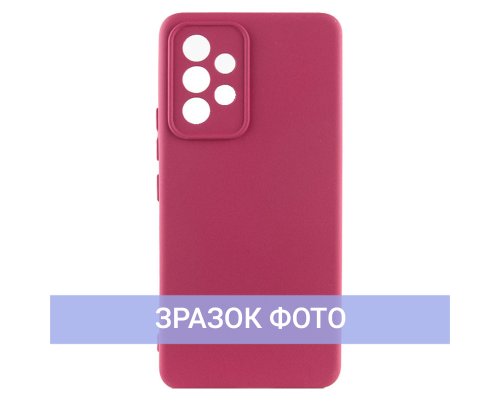 Чохол Silicone Cover Full Camera Samsung A536 Galaxy A53 marsala PLS-00-00118307