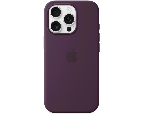 Чохол Silicone Case Full з MagSafe та Анімацією iPhone 16 Pro Max plum PLS-00-00134908