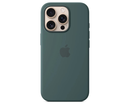 Чохол Silicone Case Full з MagSafe та Анімацією iPhone 16 Pro aqua PLS-00-00134937