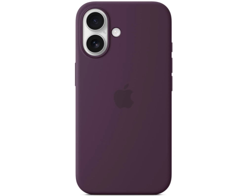 Чохол Silicone Case Full з MagSafe та Анімацією iPhone 16 plum PLS-00-00134872