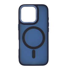 Чохол TPU+PC Metal Buttons with MagSafe iPhone 16 Pro Max dark blue PLS-00-00135454