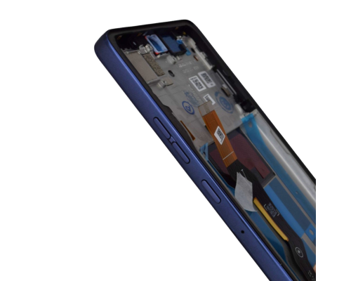 Дисплей Motorola XT2527 Moto G86 з сенсором та рамкою (spellbound) dark blue (Original) PLS-00-00147596