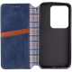 Чохол-книжка Leather Cubic Xiaomi Redmi Note 13 Pro 4G blue PLS-00-00131695