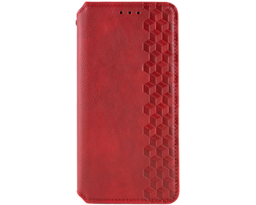Чохол-книжка Leather Cubic Samsung A356 Galaxy A35 red PLS-00-00131652