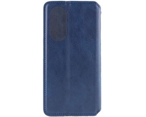 Чохол-книжка Leather Cubic Oppo A58 4G blue PLS-00-00162823