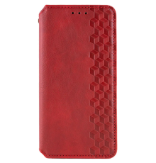Чохол-книжка Leather Cubic Motorola Moto G06 red PLS-00-00162780