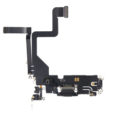 Шлейф iPhone 14 Pro з роз'ємом зарядки black (Original) PLS-00-00107180