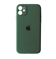 Чохол Silicone Case Full Camera Protective iPhone 12 pine green PLS-00-00103309