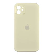 Чохол Silicone Case Квадратні Борти Full Camera iPhone 11 antique white PLS-00-00102442
