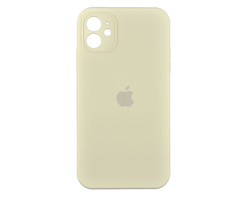 Чохол Silicone Case Квадратні Борти Full Camera iPhone 11 antique white PLS-00-00102442