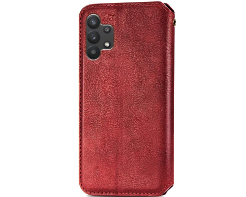 Чохол-книжка Leather Cubic Samsung A325 Galaxy A32 red PLS-00-00162888