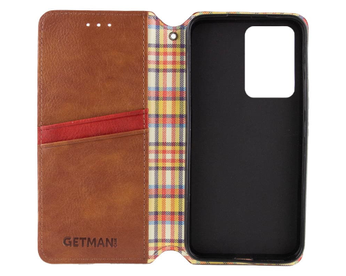 Чохол-книжка Leather Cubic Samsung S926 Galaxy S24 Plus brown PLS-00-00162954