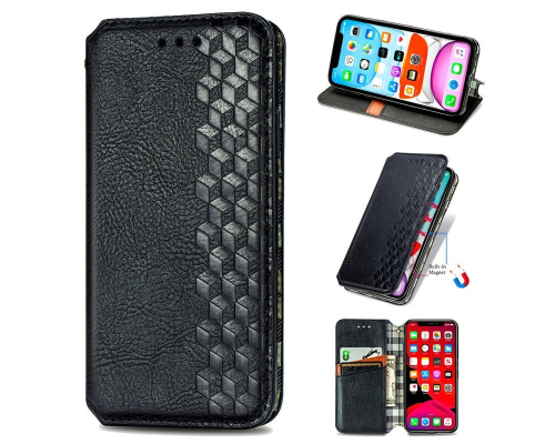 Чохол-книжка Leather Cubic Samsung A065 Galaxy A06 black PLS-00-00162848
