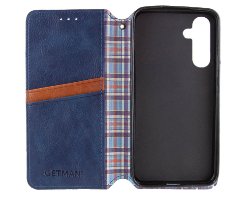 Чохол-книжка Leather Cubic Samsung M346 Galaxy M34 blue PLS-00-00162929