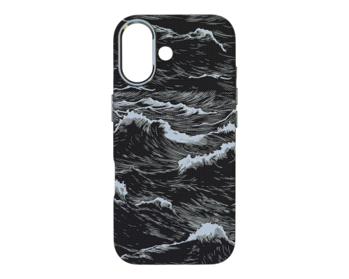 Чохол D Glory Ultra Slim with Magnetic для iPhone 17 black wave PLS-00-00165974