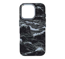 Чохол D Glory Ultra Slim with Magnetic для iPhone 16 Pro black wave PLS-00-00166078