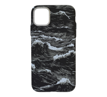 Чохол D Glory Ultra Slim with Magnetic для iPhone 11 black wave PLS-00-00166045