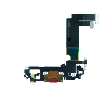 Шлейф iPhone 12 Mini з роз'ємом зарядки red (Original Used) PLS-00-00093445