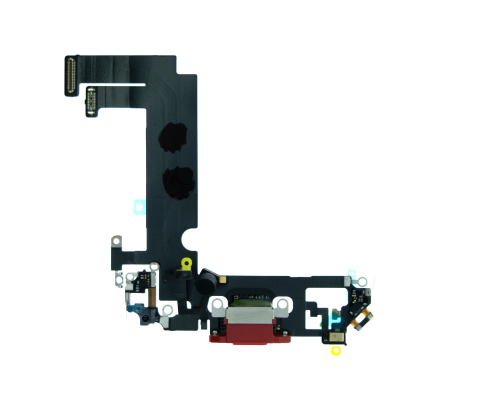 Шлейф iPhone 12 Mini з роз'ємом зарядки red (Original Used) PLS-00-00093445