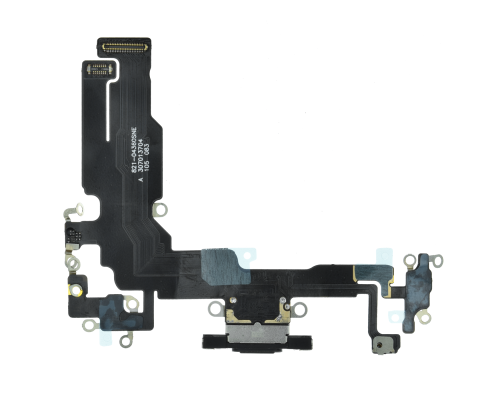 Шлейф iPhone 15 з роз'ємом зарядки black PLS-00-00112849
