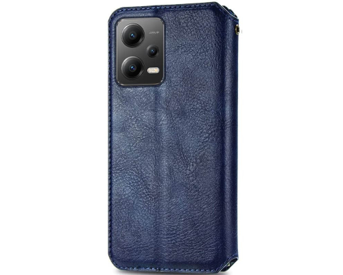 Чохол-книжка Leather Cubic Xiaomi Poco X5 Pro blue PLS-00-00162996