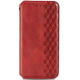 Чохол-книжка Leather Cubic Xiaomi Redmi Note 12 red PLS-00-00163082