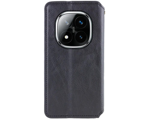 Чохол-книжка Leather Cubic Xiaomi Redmi Note 15 Pro 4G black PLS-00-00163112