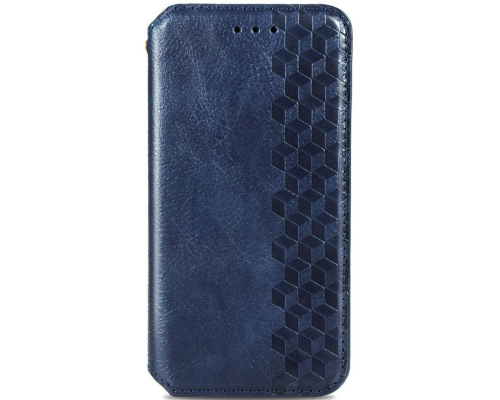 Чохол-книжка Leather Cubic Xiaomi Redmi Note 11 Global blue PLS-00-00163077