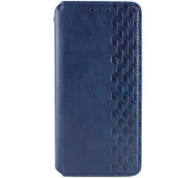 Чохол-книжка Leather Cubic Xiaomi Redmi Note 14 4G EU blue PLS-00-00163093