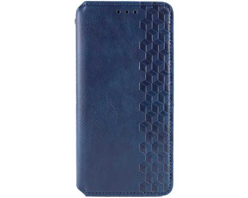 Чохол-книжка Leather Cubic Xiaomi Redmi Note 14 4G EU blue PLS-00-00163093