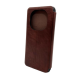 Чохол-книжка Belora Xiaomi Redmi Note 14 Pro 4G dark brown PLS-00-00166952