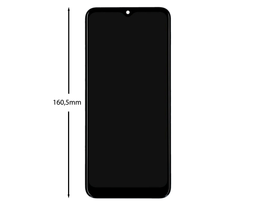 Дисплей Samsung A025F Galaxy A02s (2021) (160,5 х 72 мм) з сенсором та рамкою black (Original) PLS-00-00074721