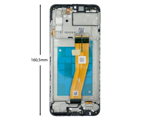 Дисплей Samsung A025F Galaxy A02s (2021) (160,5 х 72 мм) з сенсором та рамкою black (Original) PLS-00-00074721