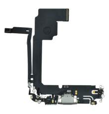 Шлейф iPhone 15 Pro Max з роз'ємом зарядки natural titanium (Original) PLS-00-00134075