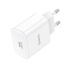 Зарядний пристрій Hoco C76A Pro 30W 3A 1USB-C white PLS-00-00145586