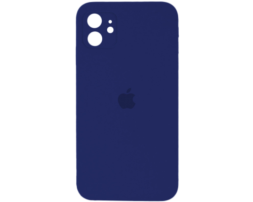 Чохол Silicone Case Full Camera Protective iPhone 12 navy blue PLS-00-00116650