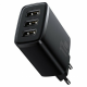 Зарядний пристрій Baseus Compact 17W 2.4A 3USB-A black PLS-00-00098344