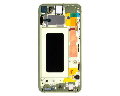 Дисплей Samsung G970 Galaxy S10e з сенсором та рамкою yellow (Original) PLS-00-00026524
