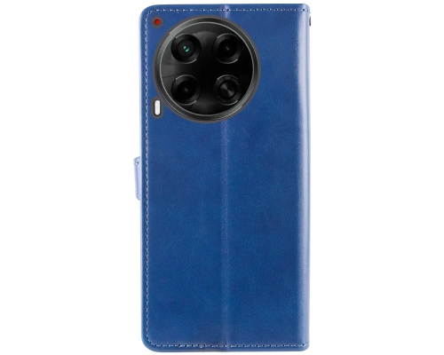 Чохол-книжка Leather GETMAN with card holder TECNO Camon 30 blue PLS-00-00148263
