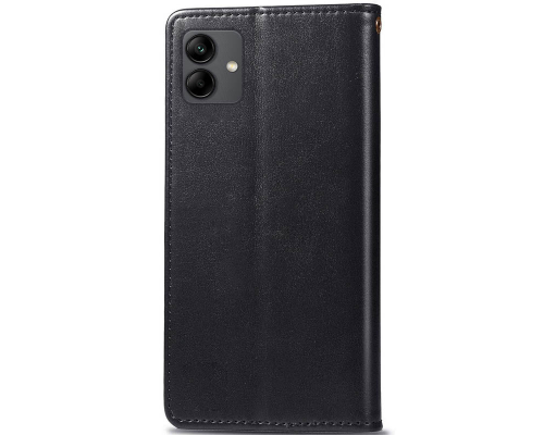 Чохол-книжка Leather GETMAN with card holder Samsung A065 Galaxy A06 black PLS-00-00148226